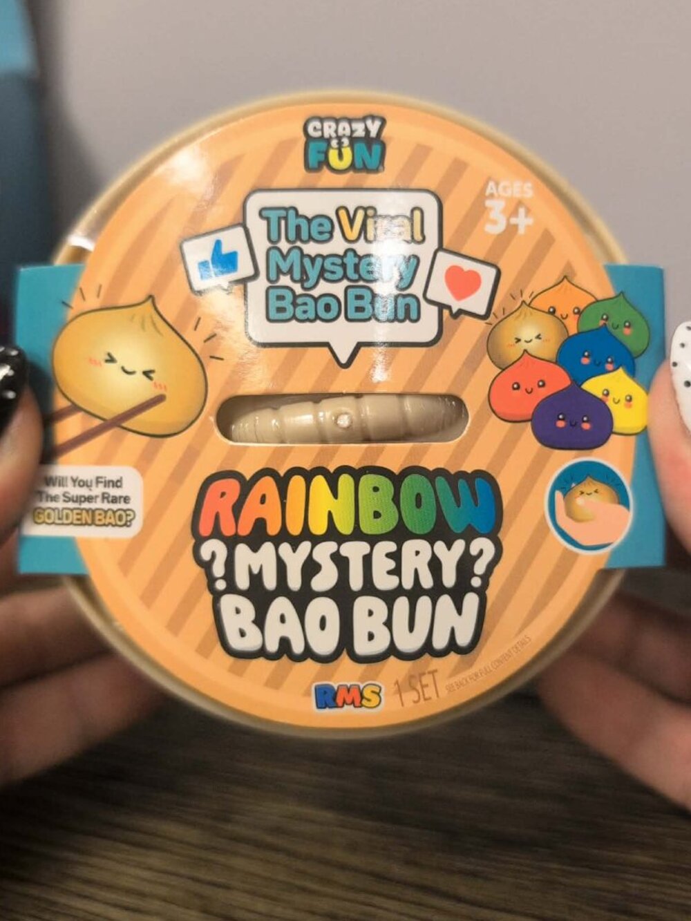 Authentic RMS Rainbow Mystery Bao Bun Squishy NEW Sealed 1 Pack